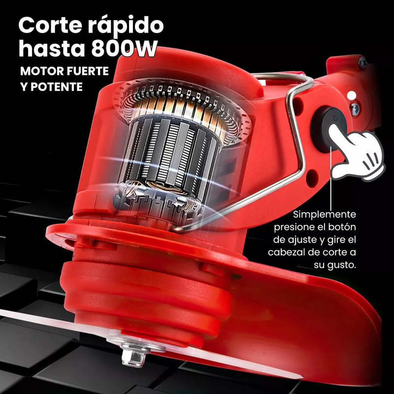 Cortadora Xtreme con Kit Completo + 2 Baterías GRATIS: Corta Maleza Dura y Ramas Gruesas en Minutos⚡